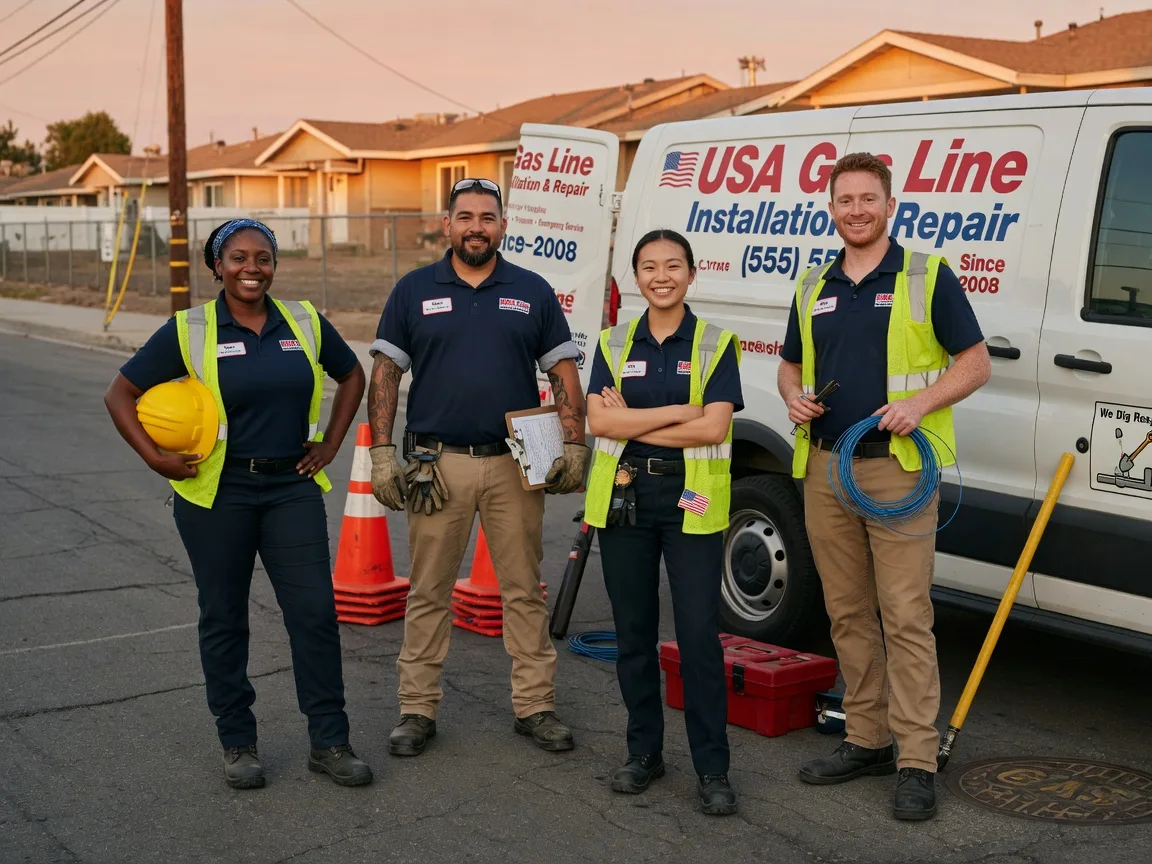 Gas Line Installation company in Mccaulley, TX